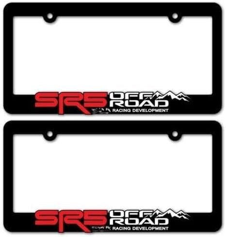 2X SR5 إطار لوحة الرخصة حامل غطاء ل تندرا تاكوما 4 عداء البلاستيك TF-SR5-BR in Saudi Arabia