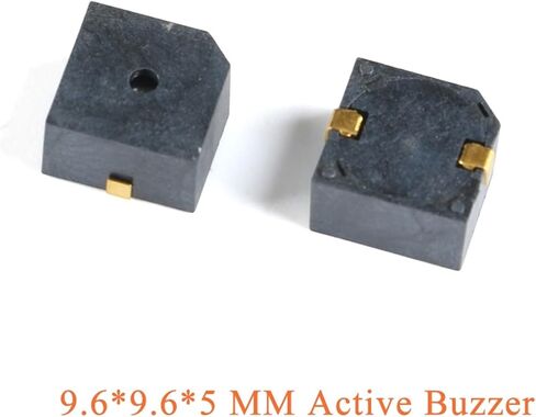 10PCS Buzzer 5020 7525 8530 9650 1230 9032 3V 3.6V 5V Magnetic MINI Active Passive Piezo Buzzers Loudspeaker Electronic Kit(9650-3V Passive) in Saudi Arabia