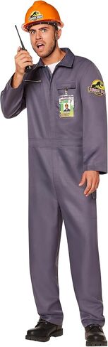 Spirit Halloween Jurassic Park Adult Crew Jumpsuit Costume | Officially licensed in Saudi Arabia