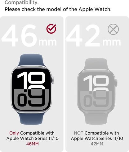 Miimall for 2 Pack Apple Watch 10 Privacy Screen Protector Case 42mm, Anti-Spy Tempered Glass Film Apple Watch Cover Slim Hard PC Case Bumper Full Protective Cover for iWatch 42mm, Black in Kuwait