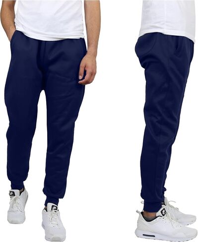 Galaxy by Harvic Mens Slim Fit Fleece Joggers Sweatpants 2 Pack in Saudi Arabia