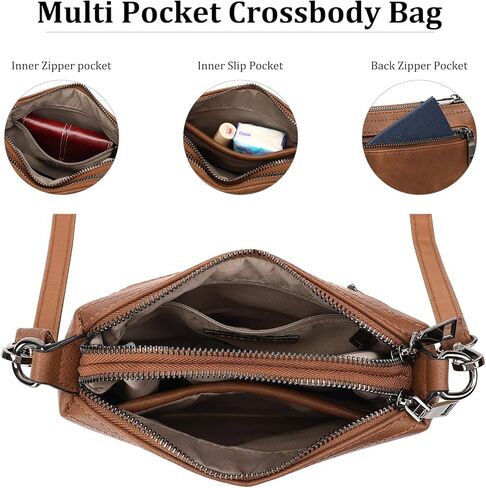 GAEKEAO Crossbody Bags for Women Small Cross Body Bag Genuine Leather Camera Bag Purse with Adjustable Strap in Kuwait