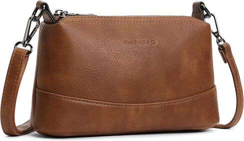 GAEKEAO Crossbody Bags for Women Small Cross Body Bag Genuine Leather Camera Bag Purse with Adjustable Strap in Kuwait