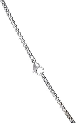Star Wars Stainless Steel Necklaces for Men, Character Pendant Designs, 22" Box Chain in Saudi Arabia