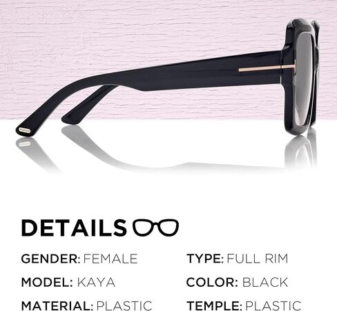 Tom Ford FT1082 KAYA Square Shape Sunglasses With Luxury Eyewear Kit in Saudi Arabia