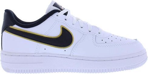 Air Force 1 Lv8 in White, Black, and Metallic Gold by Nike in Saudi Arabia