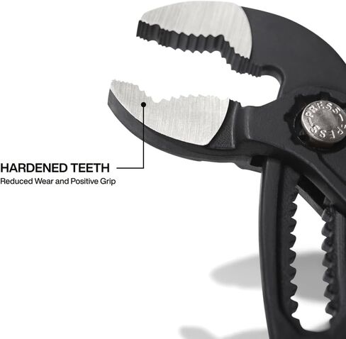 Klein Tools D50510B Pump Pliers, Klaw Quick-Adjust, Curved Jaw, Hardened Teeth for Maximum Torque, 10-Inch in Saudi Arabia