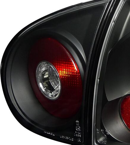 مصابيح خلفية سوداء من SPEC-D TUNING JDM متوافقة مع 2006-2009 Volkswagen Golf MK5 GTI Rabbit R32، مجموعة زوج يسار + يمين in Saudi Arabia