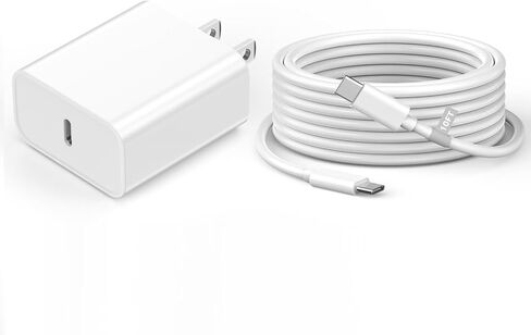 شاحن iPhone 16 Pro شحن سريع، كتلة شاحن USB C سريع 20 وات مع كابل شحن USB C إلى C بطول 10 أقدام لهواتف iPhone 16/16 Plus/16 Pro/16 Pro Max/15/15 Plus/15 Pro/15 Pro Max، iPad Pro /الهواء/ميني، وردي in Saudi Arabia