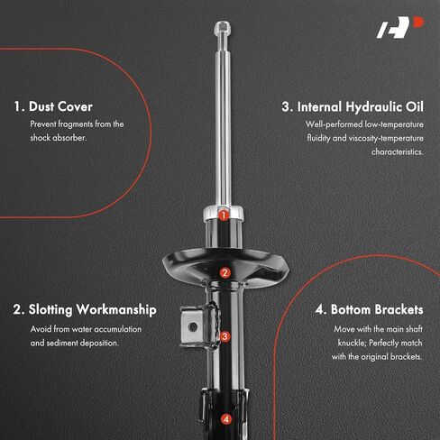 A-Premium Front Pair (2) Strut Assembly Compatible with Saturn Vue 2002-2007, Driver and Passenger Side in Saudi Arabia