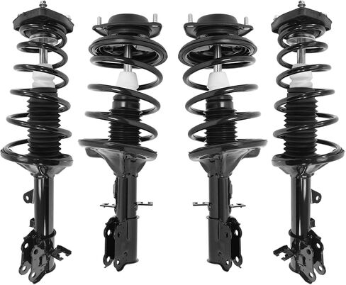 COMPLETESTRUTS - Front & Rear Complete Strut Assemblies with Coil Springs Replacement for 2004-2009 Kia Spectra - Set of 4 in Saudi Arabia