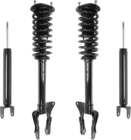 COMPLETESTRUTS - Front Complete Strut Assemblies with Coil Springs and Rear Shock Absorbers Replacement for 2016-2021 Jeep Grand Cherokee - Set of 4,black in Saudi Arabia