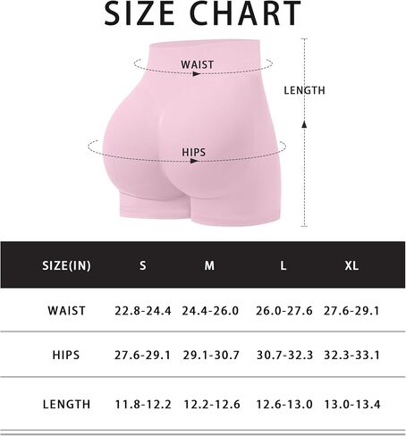 Women Workout Impact Shorts Scrunch Butt Lifting Seamless Yoga Gym Booty Biker Shorts in Saudi Arabia