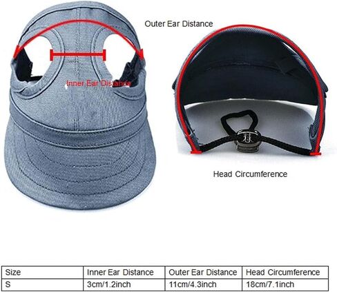 Dog Baseball Hat, Adjust Pet Dog Sun Visor Hat Stripe Dog Outdoor Sport Sun Baseball Hat Visor(l-Pink) in Saudi Arabia