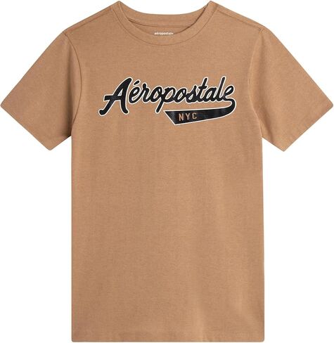 Aeropostale Boys Graphic Tees - Crewneck Pullover Shirt Shirt Tops Tops Kids Youth Graphic Tee for Boys (الحجم: 8-16) in Kuwait