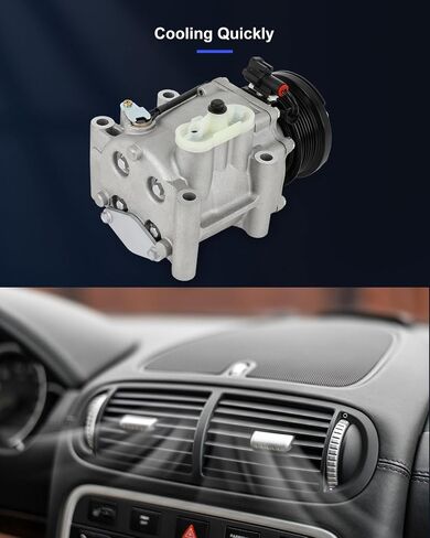 ضاغط ECCPP A/C مع قابض تبريد سريع 2005-2008 مناسب لفورد إسكيب لميركوري تريبيوت مارينر 2.3L 2.5L ضاغط تيار متردد in Saudi Arabia