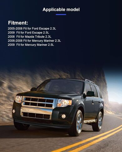 ضاغط ECCPP A/C مع قابض تبريد سريع 2005-2008 مناسب لفورد إسكيب لميركوري تريبيوت مارينر 2.3L 2.5L ضاغط تيار متردد in Saudi Arabia