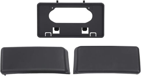 CHEDA Front Bumper Guards Pads & License Plate Frame Bracket Compatible with Ford F150 2009-2014 9L3Z17E810B 9L3Z17A385A in Saudi Arabia