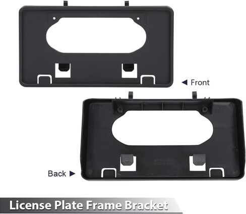 CHEDA Front Bumper Guards Pads & License Plate Frame Bracket Compatible with Ford F150 2009-2014 9L3Z17E810B 9L3Z17A385A in Saudi Arabia