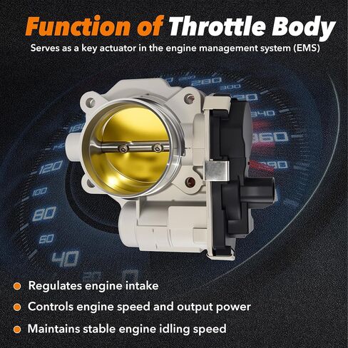 جسم الخانق الإلكتروني 977-593 BL3Z9E926A متوافق مع 2011-2016 Ford F150 Transit 250 350 HD Expedition، متوافق مع محرك Lincoln Navigator 2005-2017 [3.5 V6] فقط in Kuwait