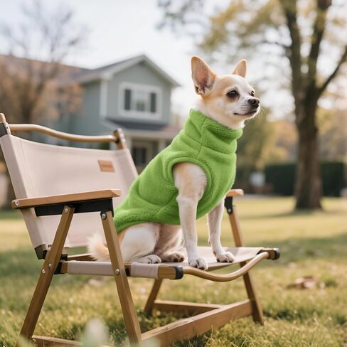 Idepet Dog Fleece Vest Sweater Zip Up Warm Pullover Dogs Jacket with D-Ring Leash Winter Cold Weater Coat Pet Sweatershirt Clothes Hoodie for Small Medium Dogs Boy Girl (Purple, M) in Kuwait