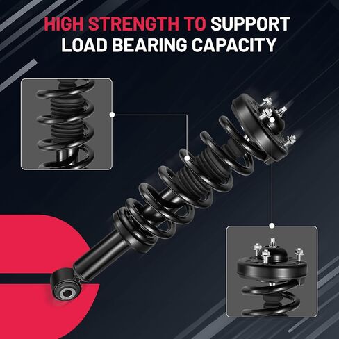 BDFHYK 2PCS Front and 2PCS Rear Shock Absorbers kit Compatible with Ford 2009-2013 F-150 Replacement Struts Shocks Assembly for 171141 4349108 in Saudi Arabia