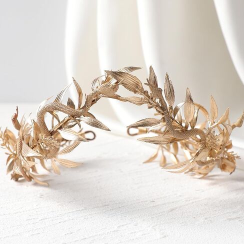 MOSTORY Greek Medusa Laurel Crown - Woodland Leaf Circlet with Snakes for Goddess Costume Women Roman Cosplay Renaissance in Saudi Arabia