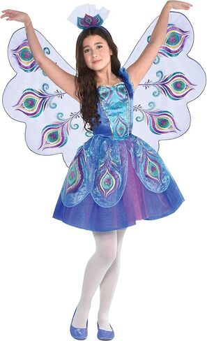 Pretty Peacock Costume For Women - Small 4 To 6 - Multicolor - 1 Set in Saudi Arabia
