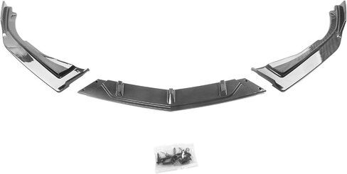 FREEMOTOR802 المصد الأمامي للشفاه الفاصل لسد الهواء، يناسب 2018-2021 Honda Accord، IKON V2 Style Gloss Black PP 3PCS Underbody Front Lip Spoiler Lower Guard Protector in Saudi Arabia