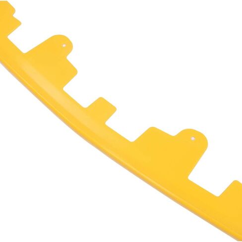 FREEMOTOR802® غطاء حماية مقسم الشفاه الأمامي للجزء السفلي، متوافق مع موديلات دودج تشالنجر وايد بودي 2018-2023، نمط المصنع أصفر ABS قطعة واحدة in Saudi Arabia