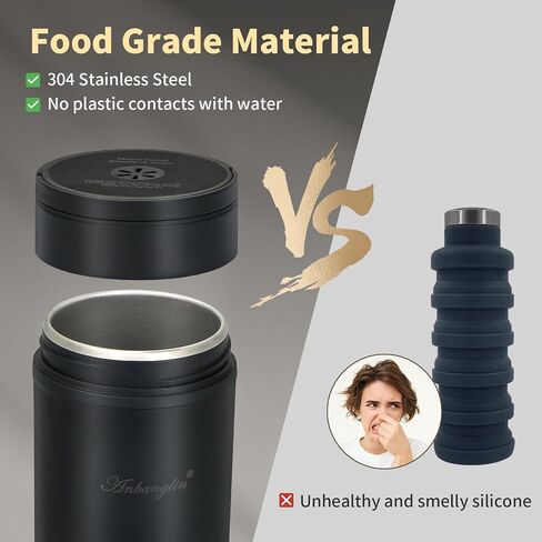 500ML Portable Electric Kettle Small,Mini Travel Kettle with 4 Temperature Control,Hot Water Boiler Kettle,Auto Shut-Off & Boil Dry Protection,304 Stainless Steel,Fast Boil Kettle With Handy,White in Saudi Arabia