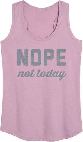 Instant Message - Nope Not Today - Women's Racerback Tank Top in Saudi Arabia