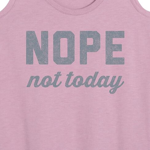 Instant Message - Nope Not Today - Women's Racerback Tank Top in Saudi Arabia