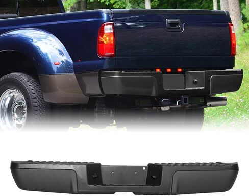 مجموعة ممتص الصدمات الخلفي متوافقة مع ممتص الصدمات الخلفي فائق التحمل 2008-2016 Ford F250 F350 F450 F550 مع فتحات مستشعر وقوف السيارات، استبدال المصد الخلفي لـ FO1103151 (أسود) in Kuwait