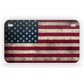 Americana USA Flag Mini-Sized License Plate Retro Vintage United States Flag Motorcycle Tag in Saudi Arabia