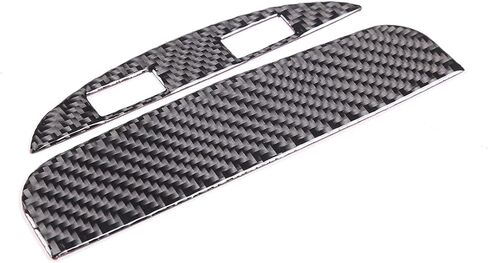 LLKUANG Soft Carbon Fiber Rear Back Seat Air Vents Decor Trim Cover Air-Condition Vent Cover Panel Trim Frame Interior Accessories for Maserati Ghibli 2014-2022 in Saudi Arabia