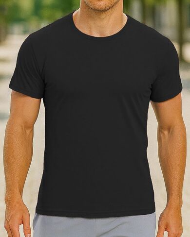 Men's Athletic Shirts Short-Sleeve Mesh Tees for Gym & Training in Saudi Arabia