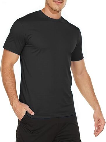 Men's Athletic Shirts Short-Sleeve Mesh Tees for Gym & Training in Saudi Arabia