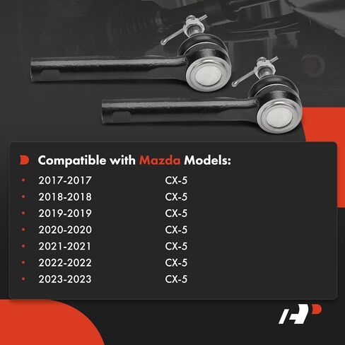 A-Premium 2 x Front Outer Tie Rod Ends, Compatible with Mazda CX-5 CX5 2017-2023 in Saudi Arabia