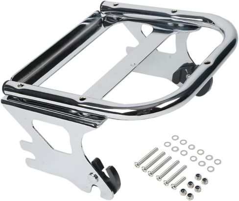 TCMT Detachable Two-up Trunk Mounting Luggage Rack Fits For Harley 1997-2008 Touring CVO Road King Street Glide Road Glide Electra Glide Pack in Saudi Arabia