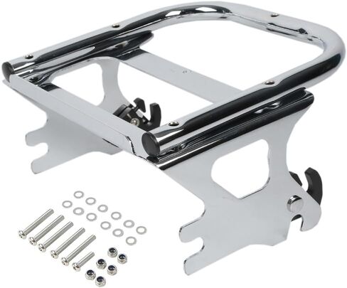 TCMT Detachable Two-up Trunk Mounting Luggage Rack Fits For Harley 1997-2008 Touring CVO Road King Street Glide Road Glide Electra Glide Pack in Saudi Arabia