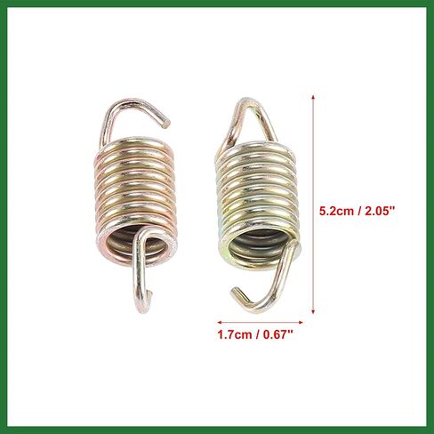 Motoforti 4pcs ATV Exhaust Spring for Polaris Sportsman ETX 400 500 Magnum Hawkeye for Ranger Long-lasting in Saudi Arabia