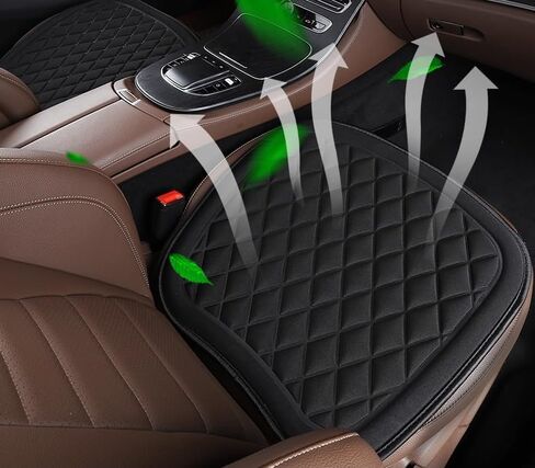 Car Seat Cushion for Driving, Breathable 3D Air Mesh, Non-Slip Bottom, Comfort Car Seat Protector, Car Seat Pad Also Works with Truck and Office Chair Home(One Type of Two in Saudi Arabia