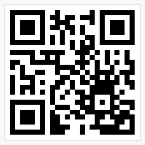 Rick Astley Never Gonna Give You Up QR Code Bumper Sticker Vinyl Decal 5" in Saudi Arabia