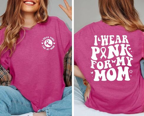 Breast Cancer Survivor Shirts for Women Pink Ribbon T Shirt Breast Cancer Awareness Tee Pink Support Top in Saudi Arabia
