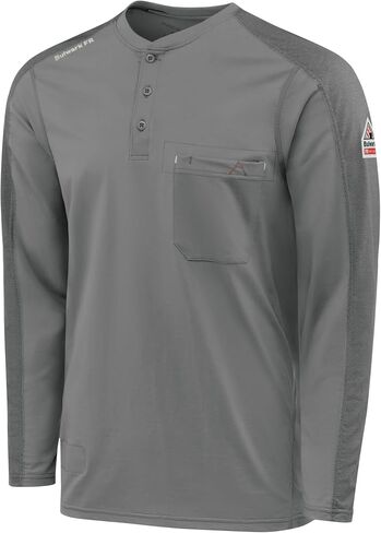 Bulwark FR Men's Flex Knit Henley in Saudi Arabia
