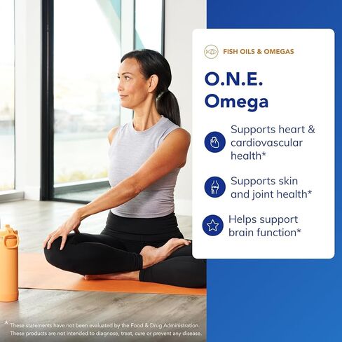 Pure Encapsulations O.N.E. Omega - Fish Oil Supplement for Heart Health, Joints, Skin, Eyes, and Cognition* - Fish Oil Concentrate with EPA and DHA - 60 Softgel Capsules in Kuwait