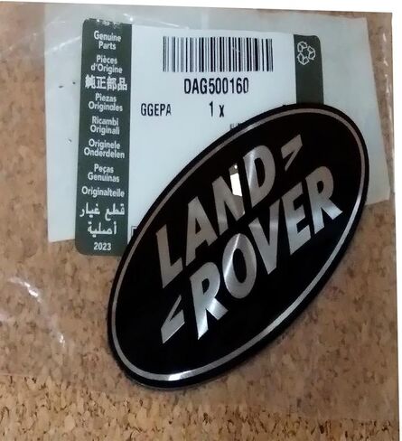 Genuine FRONT GRILLE DECAL BADGE COMPATIBLE WITH LAND ROVER RANGE ROVER EVOQUE 12-18 19 RANGE ROVER 13-21 22 RANGE ROVER SPORT 14-22 23 ON DISCOVERY SPORT RANGE ROVER VELAR DISCOVERY DAG500160 in Saudi Arabia