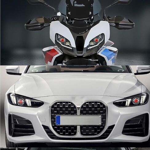 Dynamic Big Eye Ball Fog Lights, LED Adjustable Color 12v Devil Eyes with Lens Light Up Big Eyeball Lights for Car for Any Car Model (2Pcs) Lens Style in Saudi Arabia