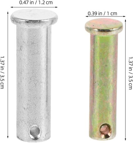 Cabilock Jack Accessories 2 Ton Hydraulic Floor Jack Replacement Pins - Heavy Duty Locking Pins for Vehicle Maintenance and Repair Grey 1 Pair in Saudi Arabia